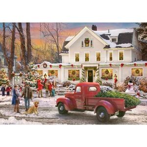 Vermont Christmas 1008 pc 24 Day Advent Calendar EUC